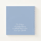 Carnet Fabuleux Ami Inspirational Funny Dusty Blue (Dos)