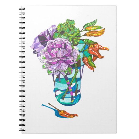 Carnet Fabulous Fall Vegetal Bouquet (Devant)