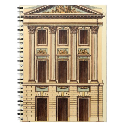 Carnet Façade architecturale de Jean Deneufforge (Devant)