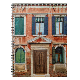 CARNET FAÇADE DE BÂTIMENT PEINTE ORANGE