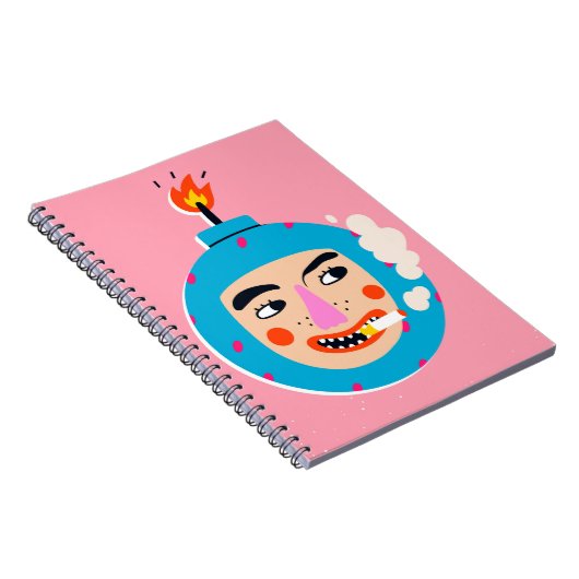 Carnet Face de boom Abstraite (Côté Droit)