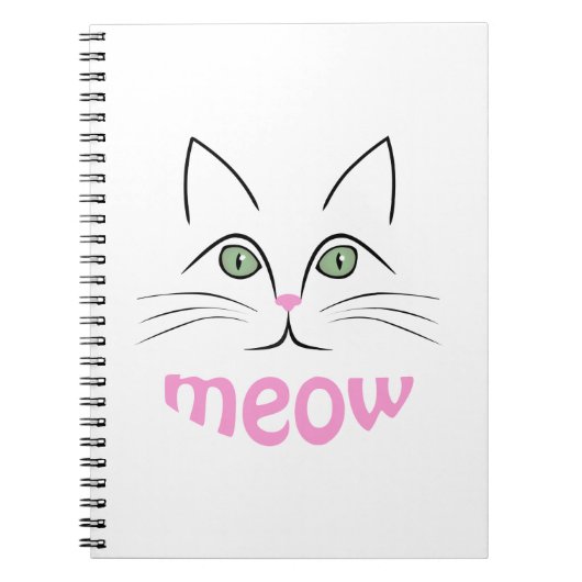 Carnet Face de chat (Devant)