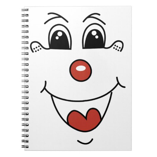 CARNET FACE DE CLOWN (Devant)