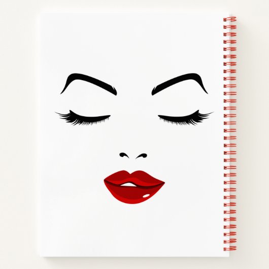 Carnet Face élégante (Dos)