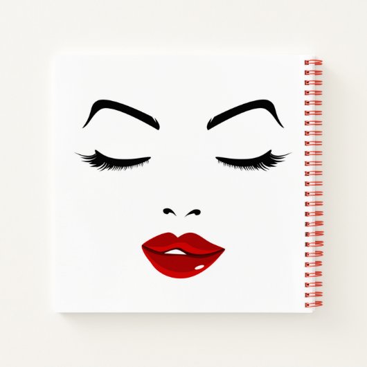 Carnet Face élégante (Dos)