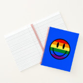 Carnet Face souriante arc-en-ciel (Intérieur)