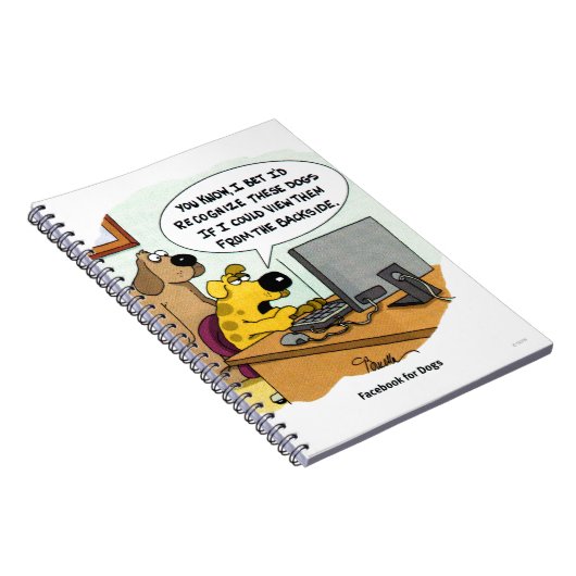 Carnet Facebook pour des chiens (Côté Droit)