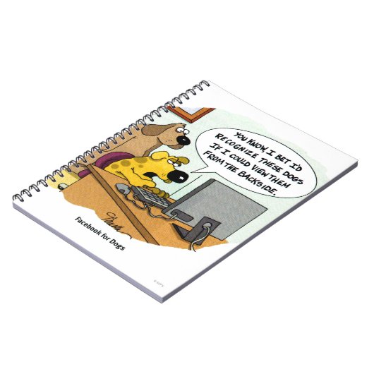 Carnet Facebook pour des chiens (Côté gauche)