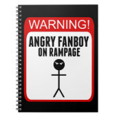 Carnet fâché de Fanboy (Devant)