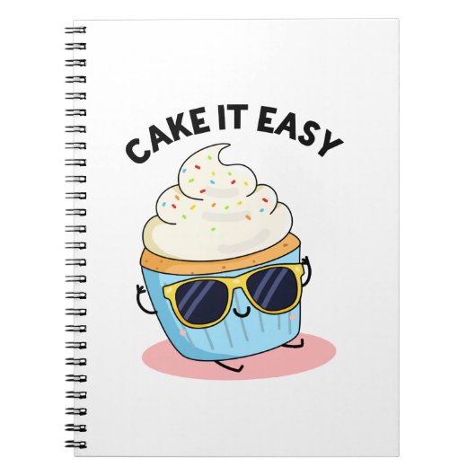 Carnet Facile Gâteau Blague de Cupcake Drôle (Devant)