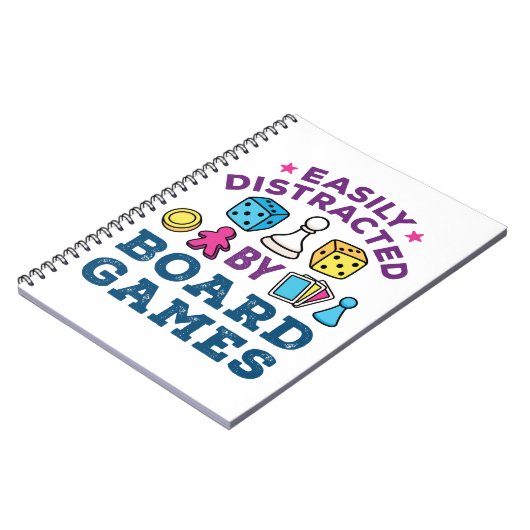 Carnet Facilement distrait par jeu de société (Côté gauche)