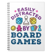 Carnet Facilement distrait par jeu de société (Devant)