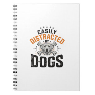 Carnet Facilement Distrait Par Les Chiens Conception De C