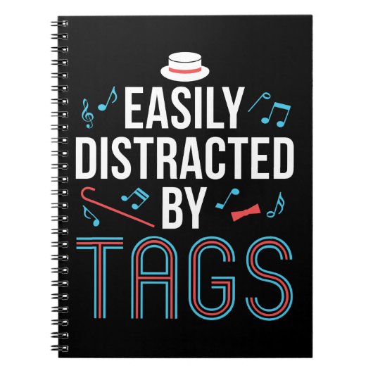 Carnet Facilement distrait par les étiquettes Barbershop  (Devant)