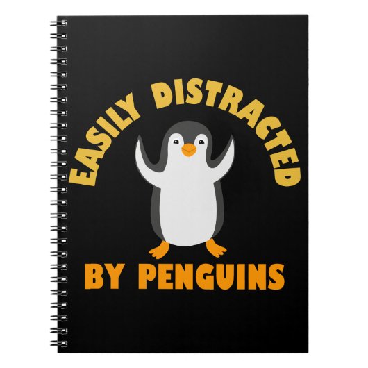Carnet Facilement Distrait Par Les Manchots (Devant)