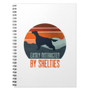 Carnet Facilement Distrait Par Les Promenades De Shelties