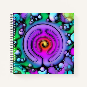 Carnet Façons de vivre - Motif d'art neurographique 2