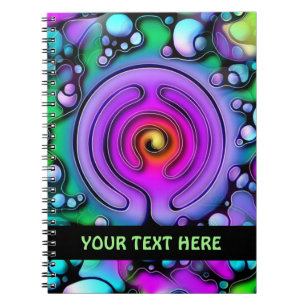 Carnet Façons de vivre - Motif d'art neurographique 2