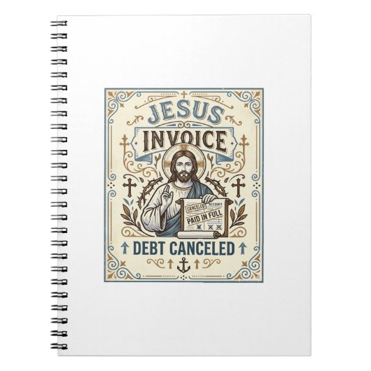 Carnet Facture Jésus Dette Annulée Facture Jésus Dette Pe (Devant)