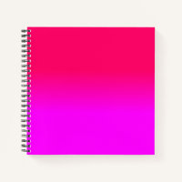 Fade couleur rose chaud et rose néon ombre