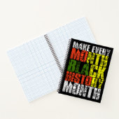 Carnet Faire chaque mois Mois de l'histoire noire (Intérieur)