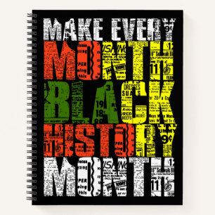 Carnet Faire chaque mois Mois de l'histoire noire