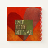 Carnet Faire de la nourriture pas la guerre (Dos)