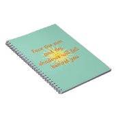 Carnet Faire face au soleil (Côté Droit)