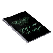 Carnet Faire place au changement - Papillon vert (Côté Droit)