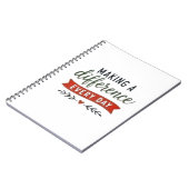 Carnet Faire une différence chaque jour Inspirant (Côté gauche)
