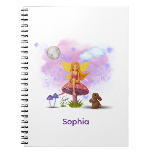 Carnet Fairy Garden Notebook Birthday Gift (Devant)