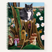 Carnet Fairy House Garden Chat (Devant)