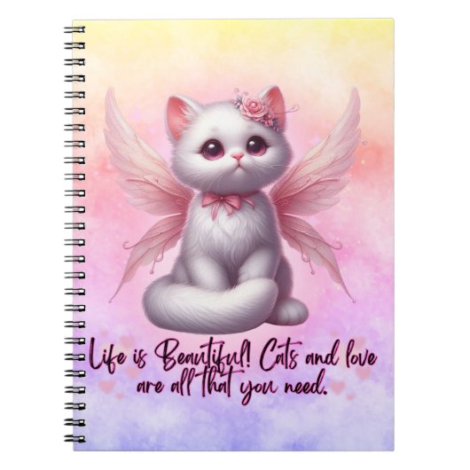 Carnet Fairy Whiskers of Love (Devant)