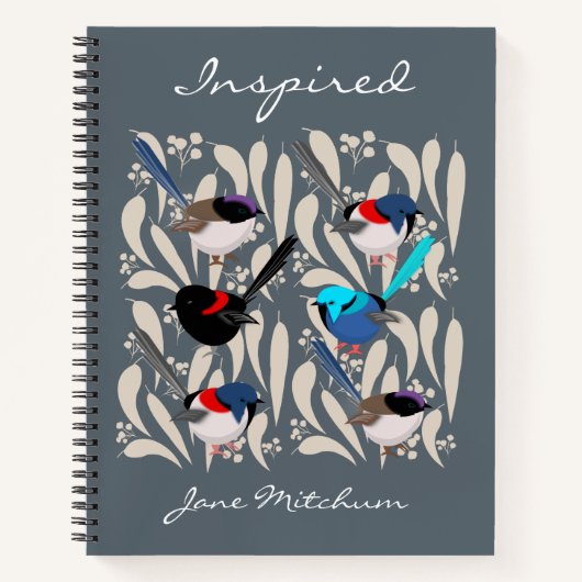 Carnet Fairy Wrens (Devant)