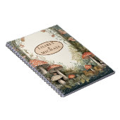 Carnet FAIRYCORE Champignons Goblincore Cadeaux personnal (Côté Droit)