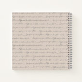 Carnet Fairytale Love Sea, Mariage hawaïen (Dos)