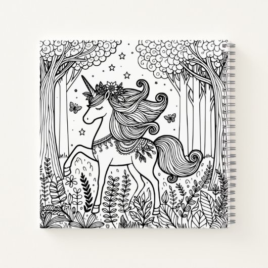 Carnet Fairytale Theme Color Me (Dos)