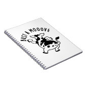 Carnet Fais bouger une vache Blague de vache drôle (Côté Droit)