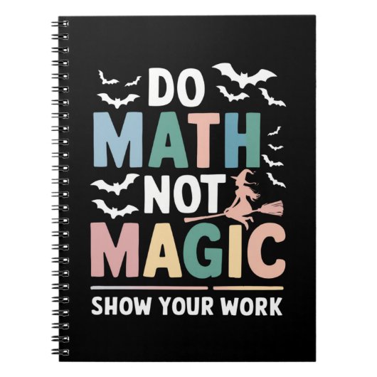 Carnet Fais des Maths Pas de la Magie Prof de Maths Montr (Devant)