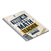 Carnet Fais-moi confiance, je suis professeur de mathémat (Côté Droit)