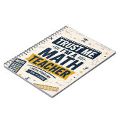 Carnet Fais-moi confiance, je suis professeur de mathémat (Côté gauche)