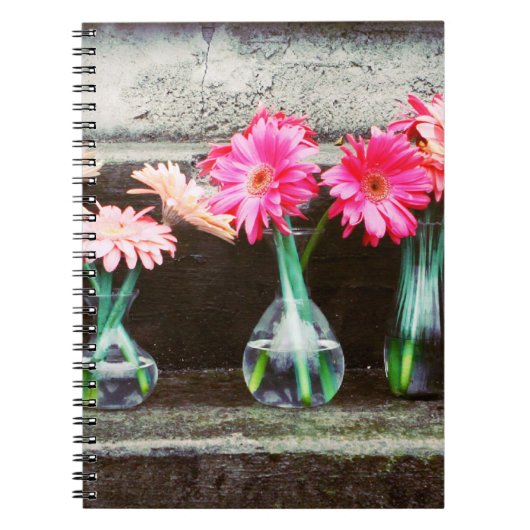 Carnet Faisal rose chaud (Devant)