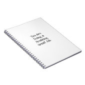Carnet Faisant un travail absolument génial Drôle de coll (Côté Droit)