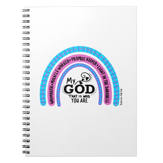 Carnet Faiseur de chemin Ouvrier de miracles Mon Dieu C'e (Devant)