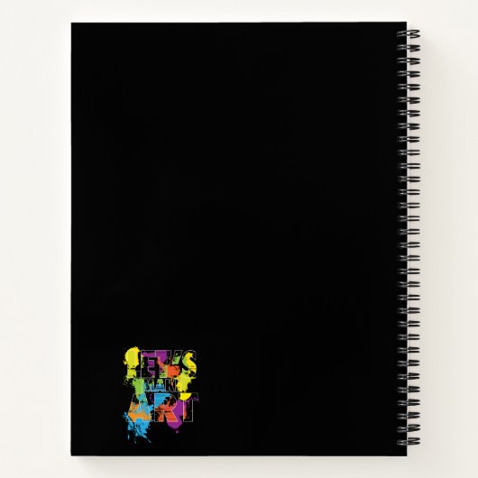 Carnet Faisons de l'enseignant d'art Abstrait Splash Sket (Dos)