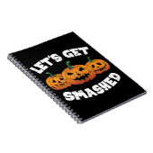 Carnet Faisons tomber Citrouille Jack-o'-lantern Hallowee (Côté Droit)