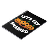 Carnet Faisons tomber Citrouille Jack-o'-lantern Hallowee (Côté gauche)