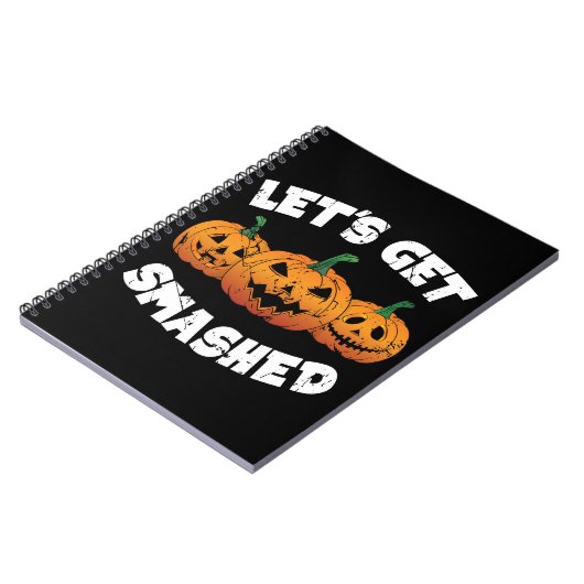 Carnet Faisons tomber Citrouille Jack-o'-lantern Hallowee (Côté gauche)