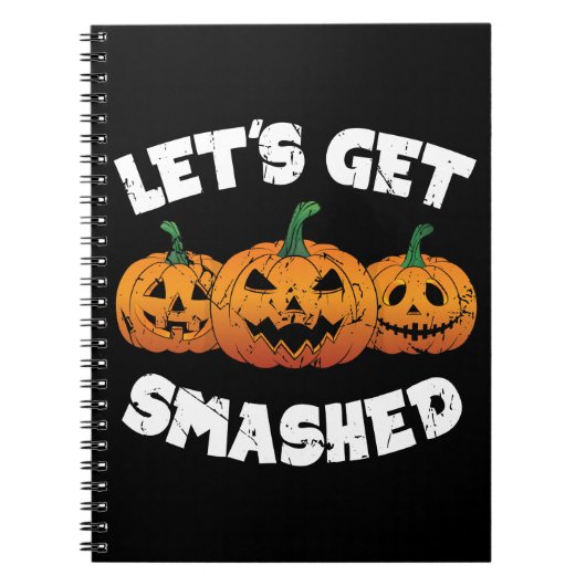 Carnet Faisons tomber Citrouille Jack-o'-lantern Hallowee (Devant)