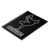 Carnet fait sur commande de couleur de smurf (Côté gauche)